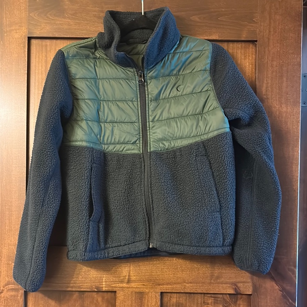 Women's Green and Black Jacket